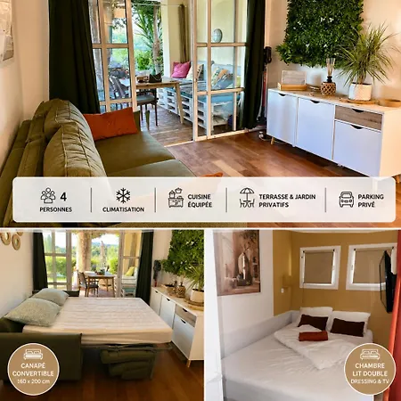 Classe Premium - Le Jardin Clos Vue -parking Couvert - Piscine Chauffee Du 05-04 Au 01 -11- Parc Residentiel Avec Espaces De Loisirs Parcours De Sante, Randonnees , Jeux Exterieur Saint-Raphael (Var)